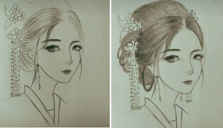 二月二,電力作家坐家“戰(zhàn)疫”新作——觀美姬素描遙寄故鄉(xiāng)九妹