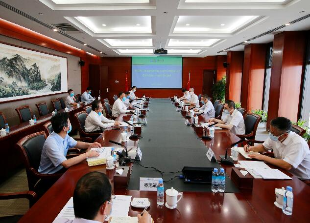 中國能建黨委書記、董事長汪建平會見國華電力董事長宋暢、總經(jīng)理李巍一行