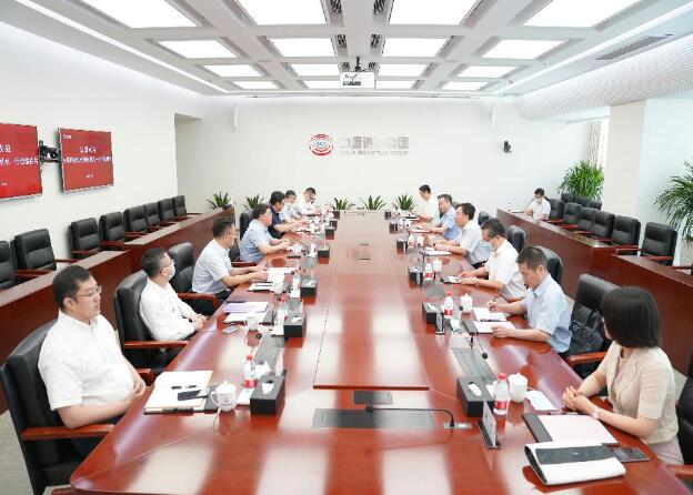 中國(guó)能建總經(jīng)理、黨委副書(shū)記孫洪水拜訪中國(guó)誠(chéng)通董事長(zhǎng)朱碧新