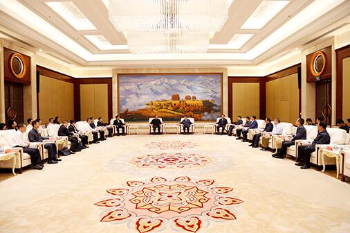 國(guó)家電網(wǎng)董事長(zhǎng)、黨組書記毛偉明拜會(huì)甘肅省委書記林鐸、省長(zhǎng)唐仁健