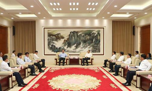 國(guó)家電網(wǎng)董事長(zhǎng)、黨組書(shū)記毛偉明拜會(huì)安徽省委書(shū)記李錦斌、省長(zhǎng)李國(guó)英