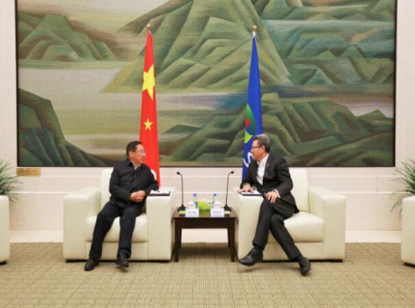 錢智民會見青海省政協(xié)副主席、海南州委書記張文魁