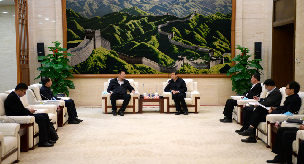 大唐集團(tuán)公司黨組書記、董事長陳飛虎會(huì)見山東菏澤市委書記張新文