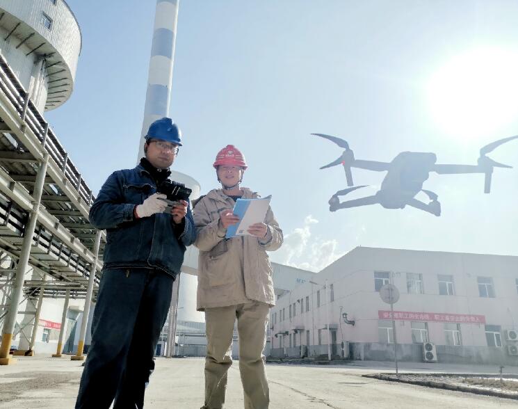 大唐環(huán)境特許經(jīng)營分公司開展無人機精細(xì)化巡檢工作