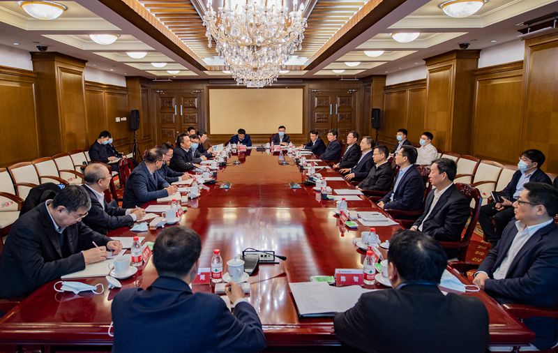 鄒磊、寇偉會(huì)見哈電集團(tuán)董事長曹志安、總經(jīng)理吳偉章