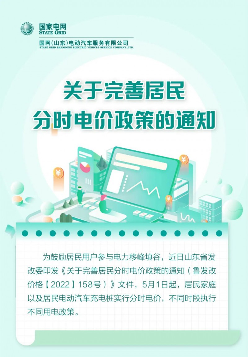 山東居民分時電價政策，5月1日開始執(zhí)行！