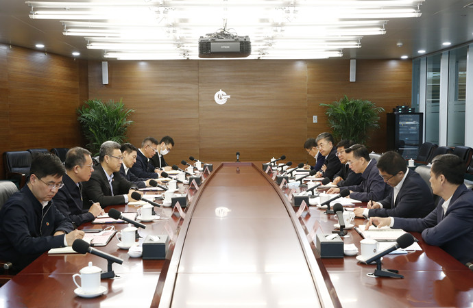 錢智民拜會(huì)中國海油董事長、黨組書記汪東進(jìn)