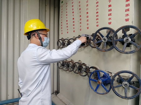 國(guó)能神福(晉江)熱電有限公司全面排查閥門內(nèi)漏提升機(jī)組效率