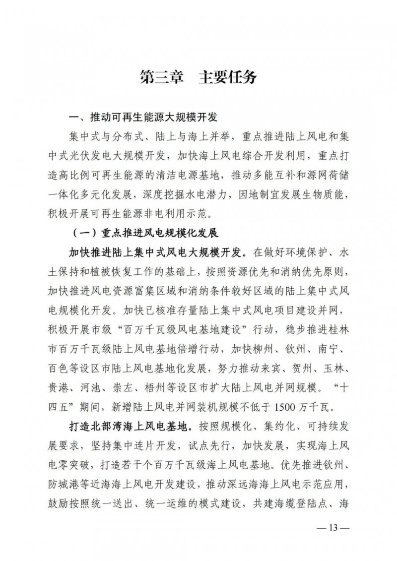 廣西“十四五”規(guī)劃：大力發(fā)展光伏發(fā)電，到2025年新增光伏裝機(jī)15GW！