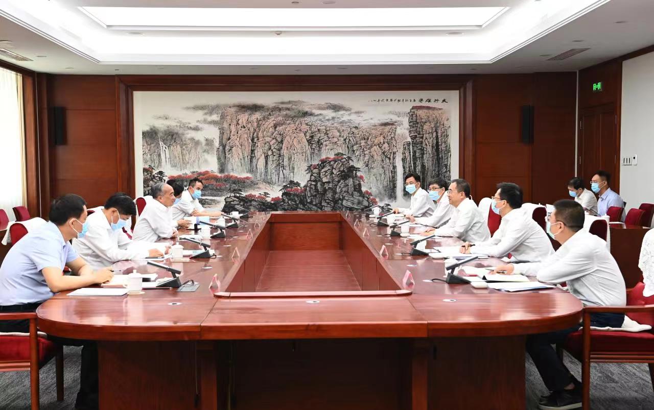 鄒磊拜會山西省委書記、省人大常委會主任林武