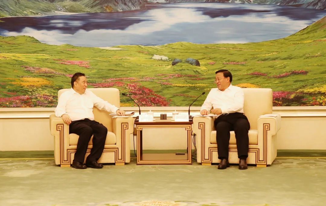 宋海良孫洪水拜會(huì)吉林省省長韓俊