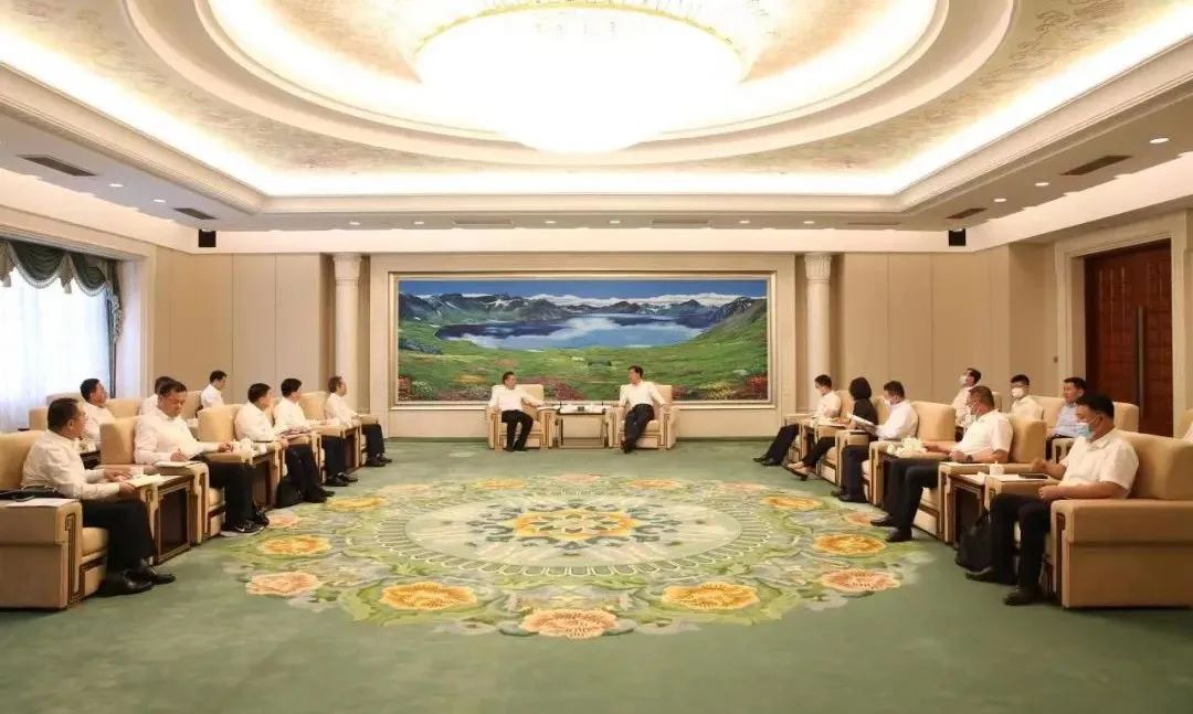 中國能建黨委書記、董事長宋海良拜會吉林省委常委、長春市委書記張志軍