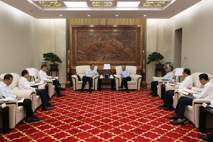 錢智民拜訪農(nóng)發(fā)行黨委書記、董事長錢文揮