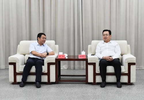 劉源拜會河北省委常委、副省長，雄安新區(qū)黨工委書記、管委會主任張國華