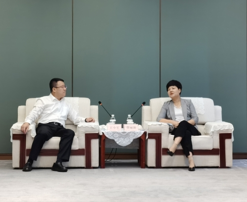 王小軍拜會(huì)廣西壯族自治區(qū)黨委常委、常務(wù)副主席蔡麗新