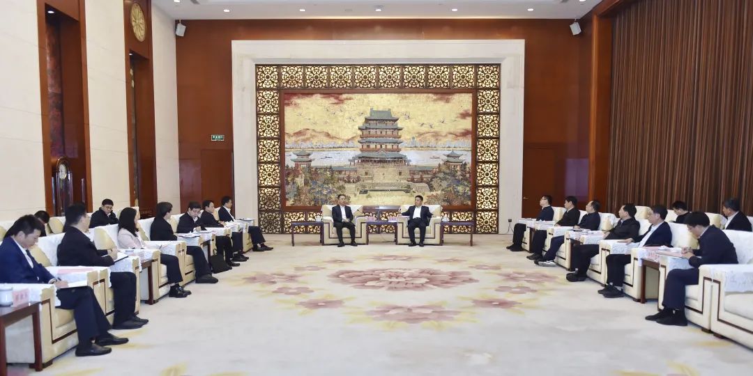 大唐集團有限公司黨組書記、董事長鄒磊拜會江西省省長葉建春