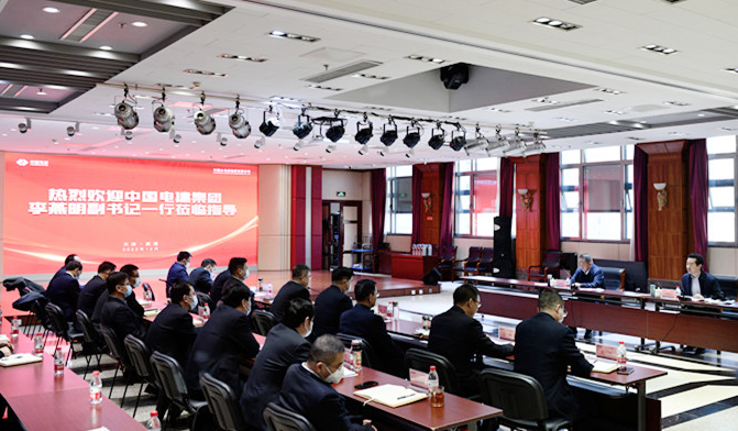 中國電建黨委副書記、董事李燕明到水電基礎(chǔ)局調(diào)研慰問