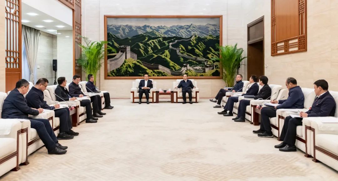 大唐集團黨組書記、董事長鄒磊會見哈電集團黨委書記、董事長曹志安