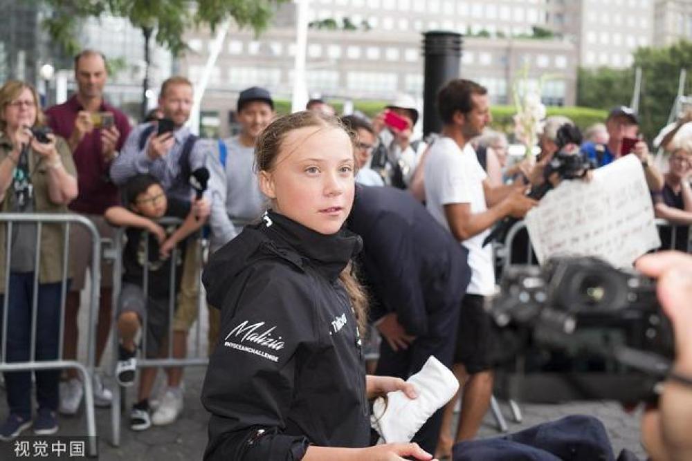 瑞典“環(huán)保少女”堵門挪威能源部，抗議在牧民土地建風(fēng)力渦輪機(jī)