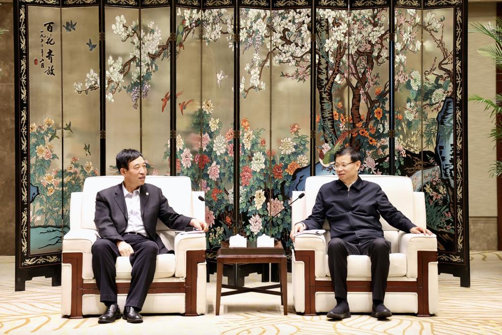 中國能建黨委副書記、總經理孫洪水拜會江蘇省省長許昆林