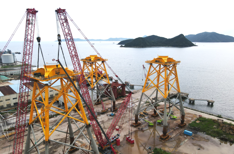 武橋重工首批海上風(fēng)電導(dǎo)管架順利合攏！國(guó)內(nèi)最復(fù)雜、制作難度最高！