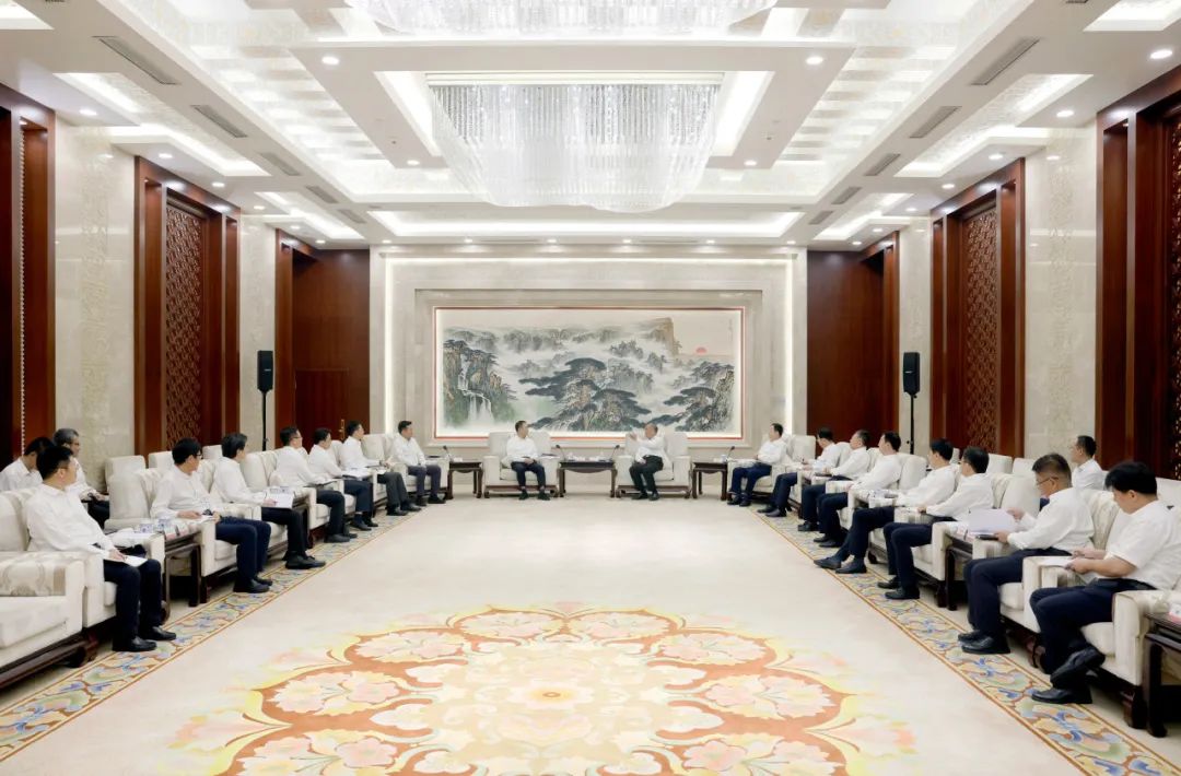 大唐集團鄒磊、劉明勝拜會山東省委書記林武、省長周乃翔