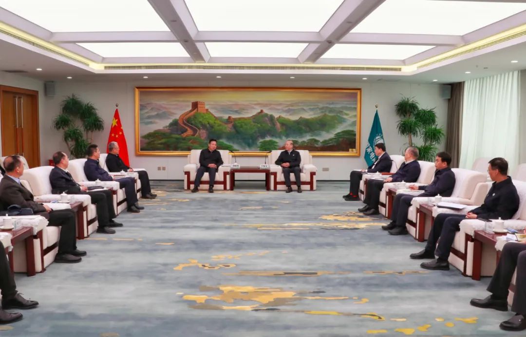 劉明勝、栗寶卿與國家電網董事長辛保安、總經理張智剛會談