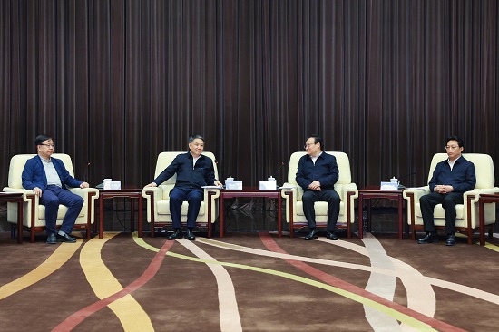 華能集團董事長溫樞剛、總經(jīng)理鄧建玲會見寧夏回族自治區(qū)黨委書記梁言順主席張雨浦