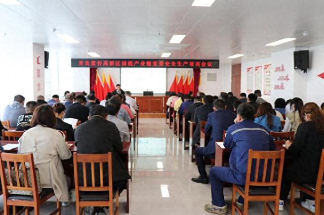 青島藍谷高新區(qū)儲能產業(yè)鏈黨委開展鏈上企業(yè)安全生產培訓活動