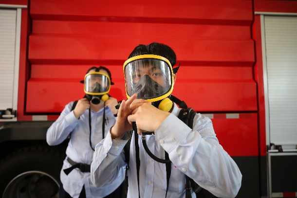 國能(福州)熱電有限公司正壓呼吸器培訓(xùn)提升應(yīng)急能力