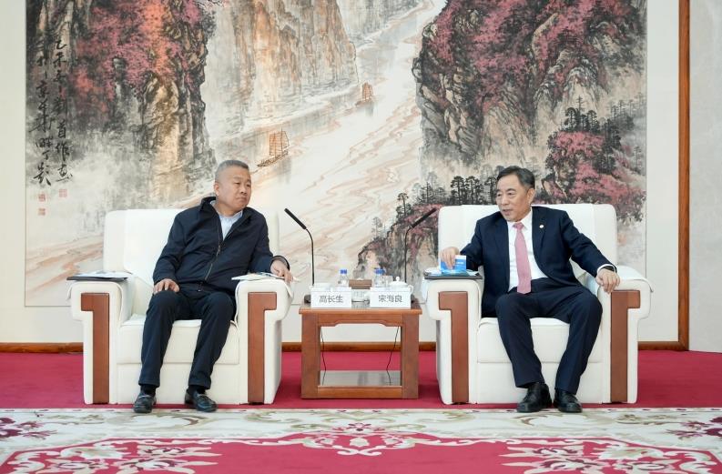 中國能建黨委書記、董事長宋海良與山東發(fā)展集