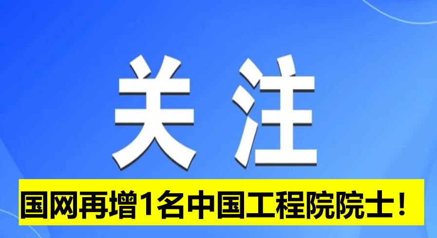 國網電科院再增1名中國工程院院士！